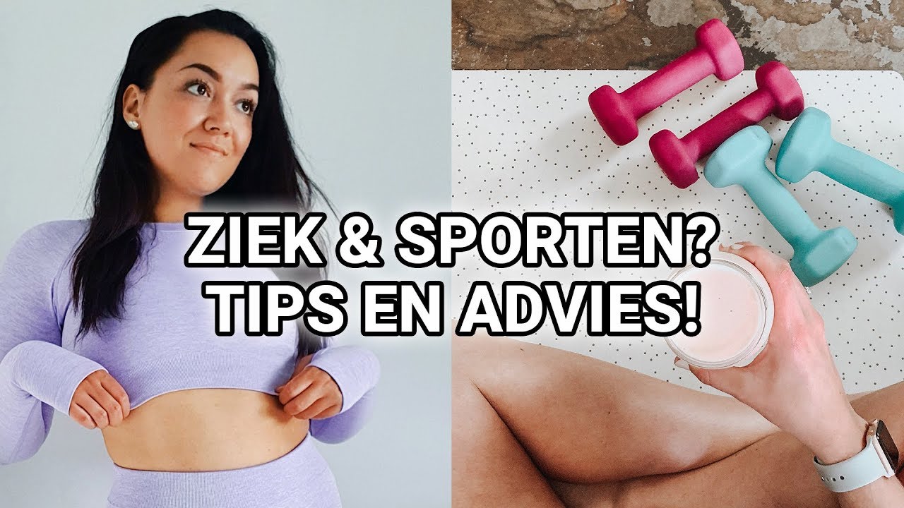 Sporten als je ziek bent - Rust nemen? Blijven sporten? Wat is het beste? + Zo doe ik dat!