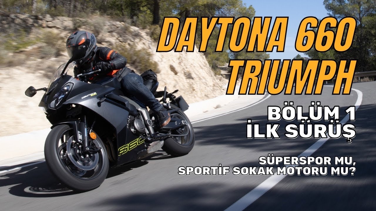 Triumph Daytona 660, ilk Sürüş ve görüşler, sıkı gazlama!