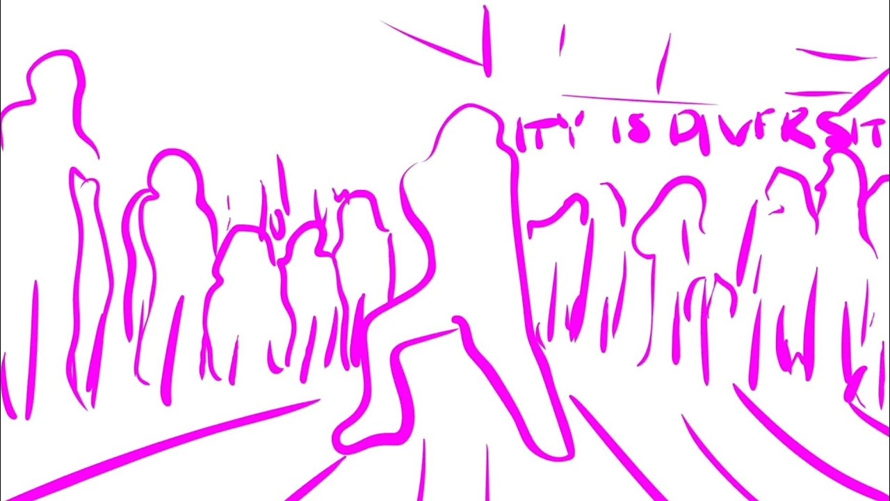 DANCING GLOWING SCRIBBLE EFFECT ANIMATION FREE DOWNLOAD FREE FOOTAGE