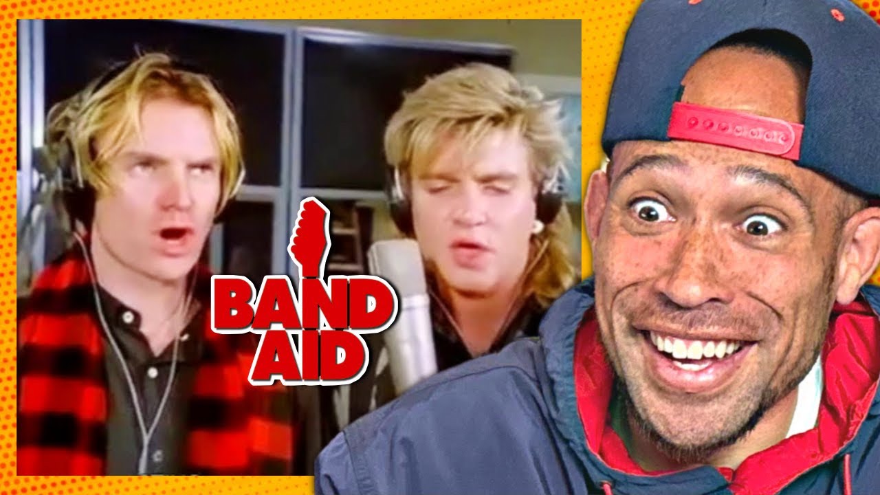 Rapper FIRST time REACTION to Band Aid - Do they know it's christmas 1984!!! What is this...