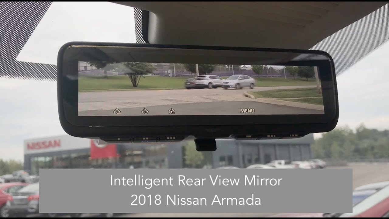 Understanding the Intelligent Rear View Mirror in the 2018 Nissan Armada Platinum and Platinum Reser