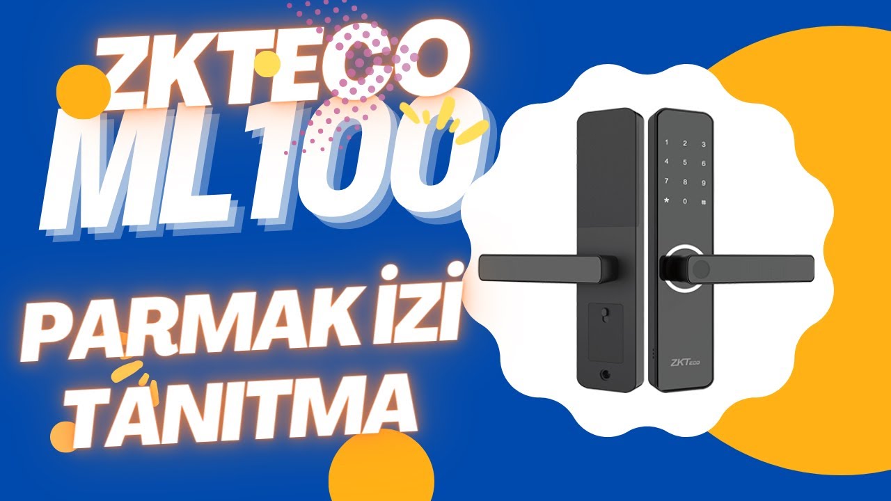ZKTeco ML100 Parmak İzi Okuyucu Parmak İzi ve Şifre Kayıt Etme İşlemi