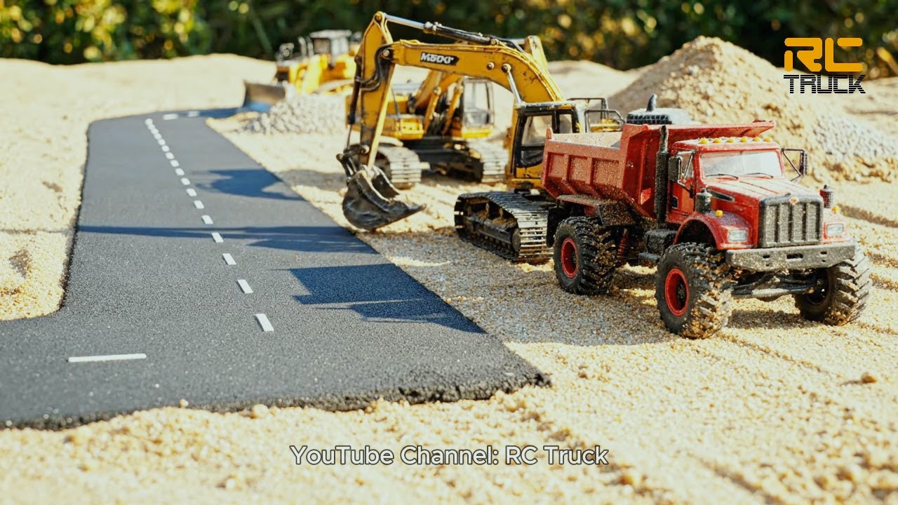 Most Satisfying Miniature Road Construction | RC Machines ASMR
