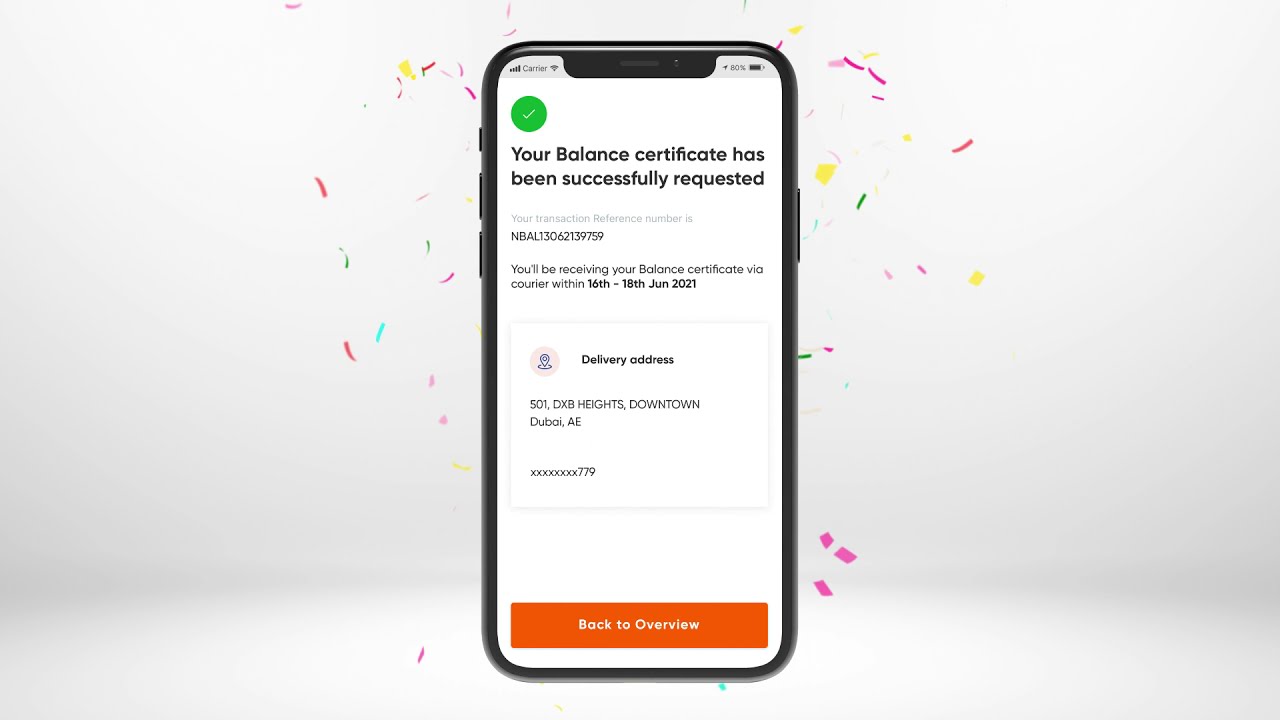 How to request for your IBAN Letter or Balance Certificate