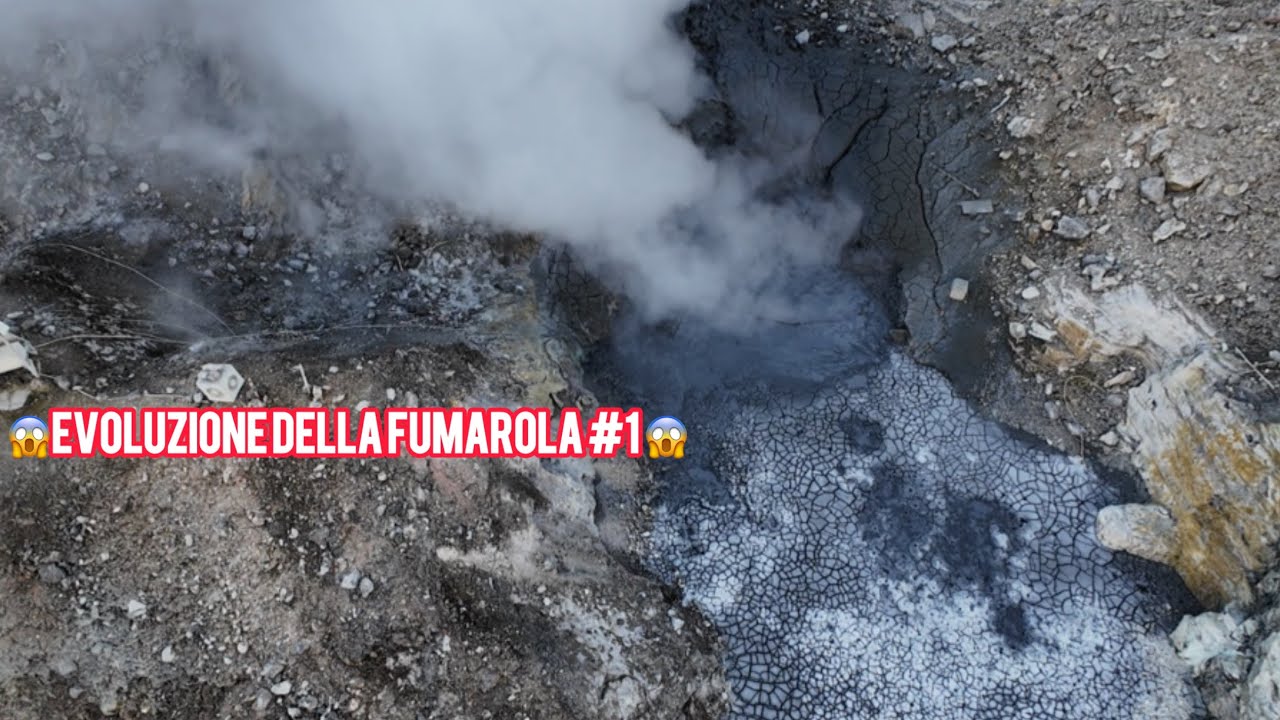 #1 EVOLUZIONE della FUMAROLA PISCIARELLI nei CAMPI FLEGREI😱 (18/03/2025) | SolfataraNews