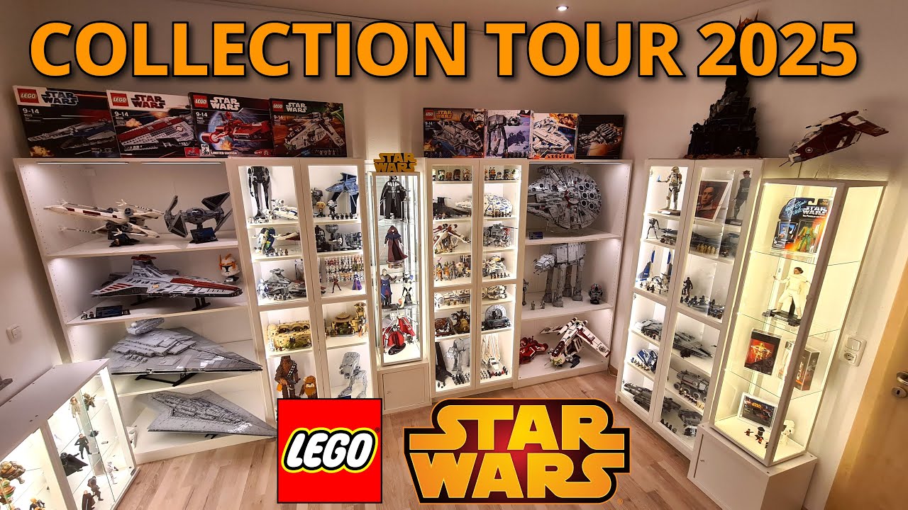 My ENTIRE LEGO® Star Wars™ Collection Tour 2025 - (LEGO®, Black Series, Hot Toys, Funko's and MORE!)