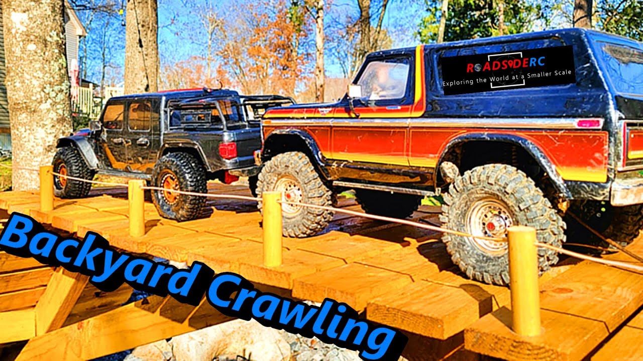 EPIC Backyard RC Crawler Course!!  Tested with Traxxas TRX4 and Axial SCX10iii
