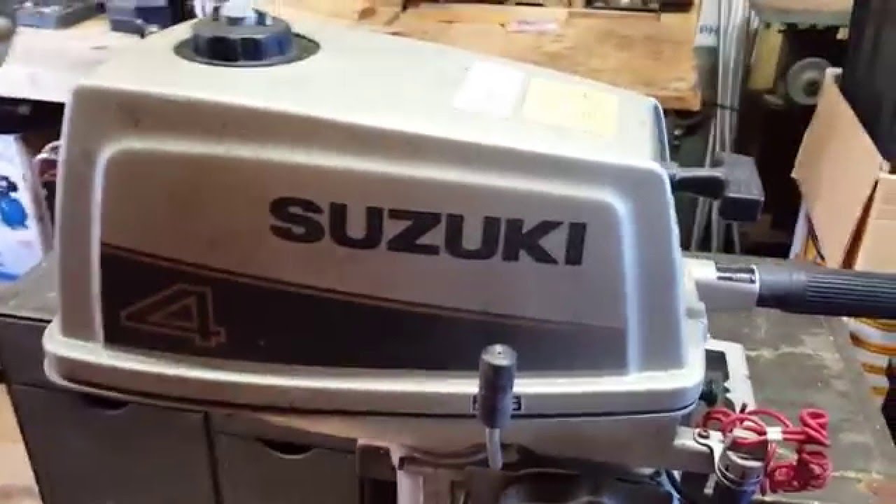 Снятие и разборка карбюратора Suzuki 4HP DT4 1988 года
