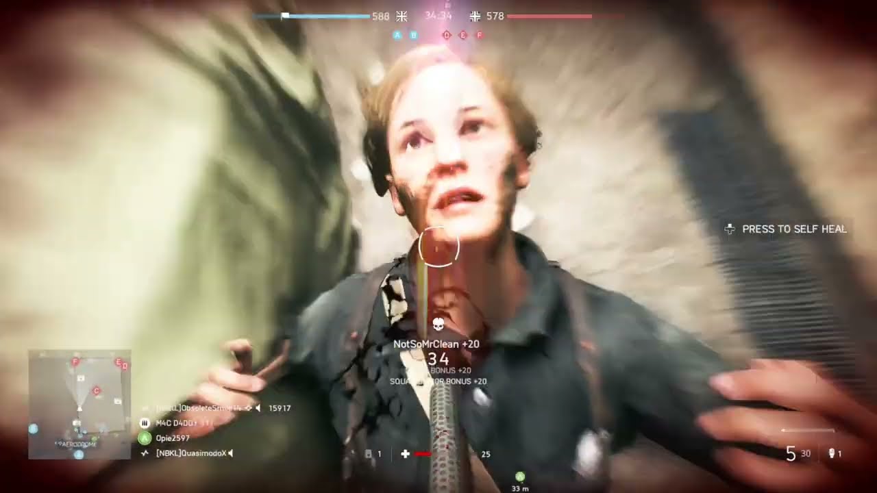 Longest Bayonet Charge Ever - Battlefield 5 Multiplayer Funny Moments