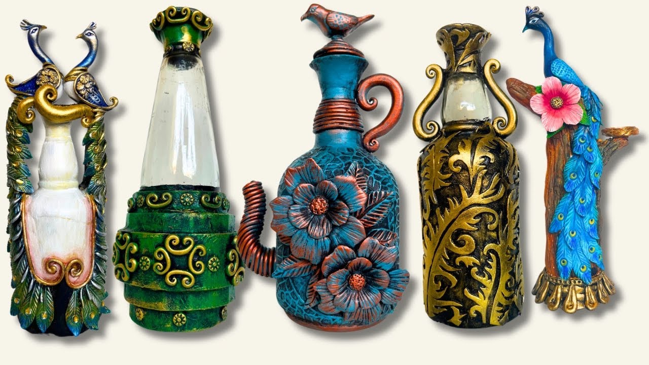 5 Bottle Craft Ideas