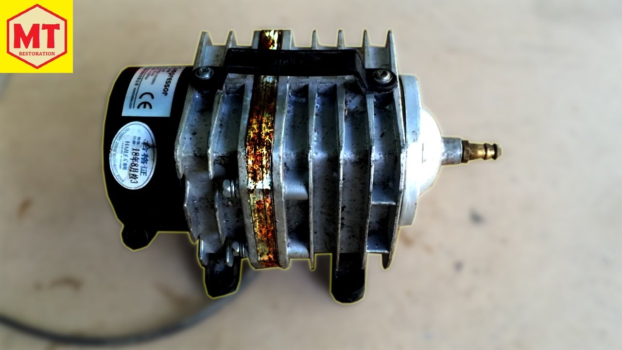 Restoration Air Pump old | Phục hồi máy sục khí hồ cá Hailea