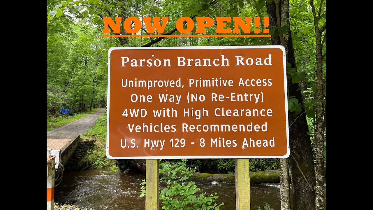 Parson Branch Road  - IS OPEN!