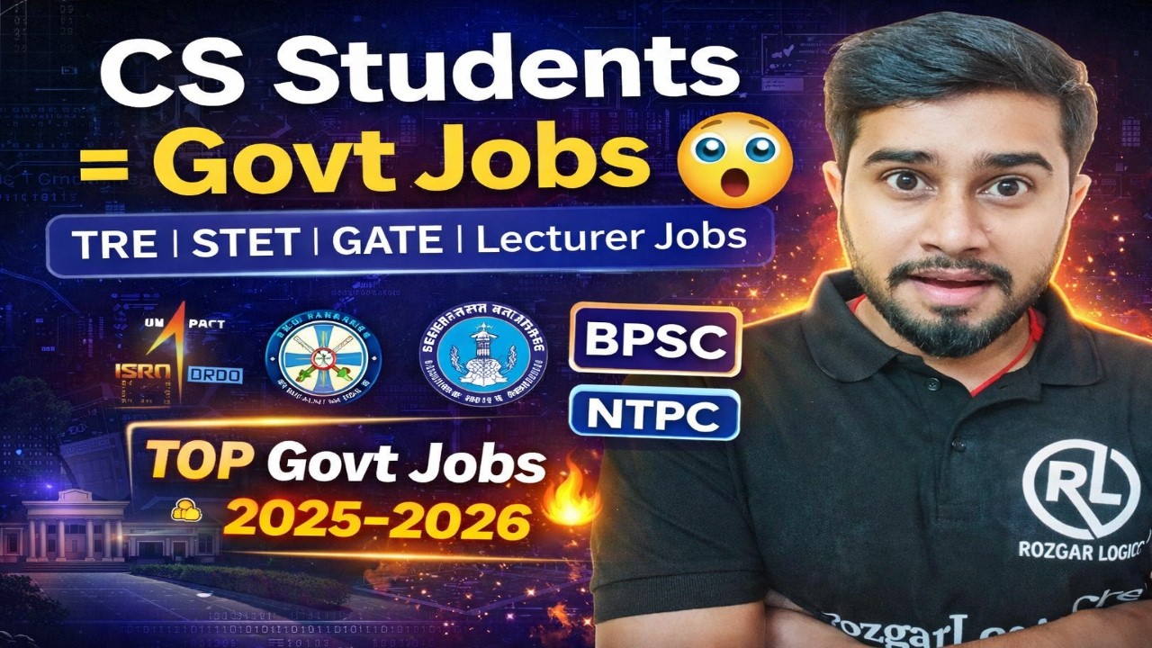 Top Government Jobs for Computer Science Students (2025&ndash;26) | Best Career Options After B.Tech CSE