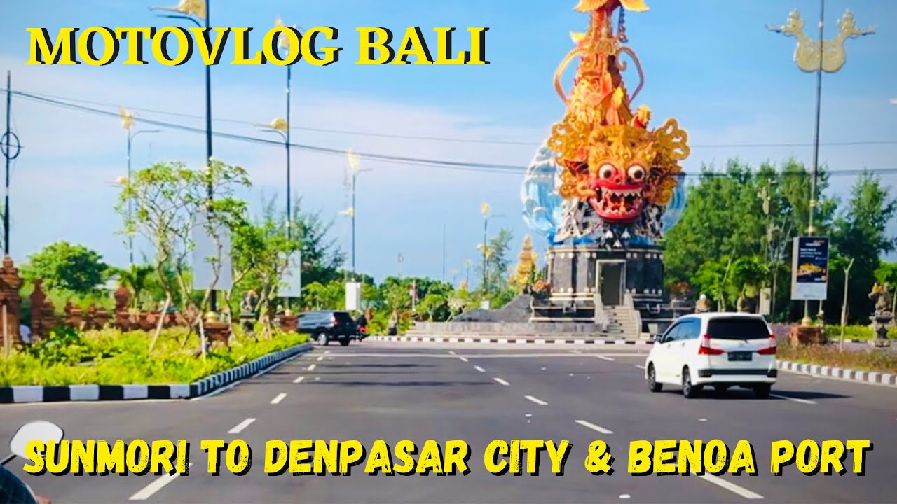 POV Motovlog - From Karangasem to Denpasar City & Benoa Port | MOTOVLOG - VLOGPRIL