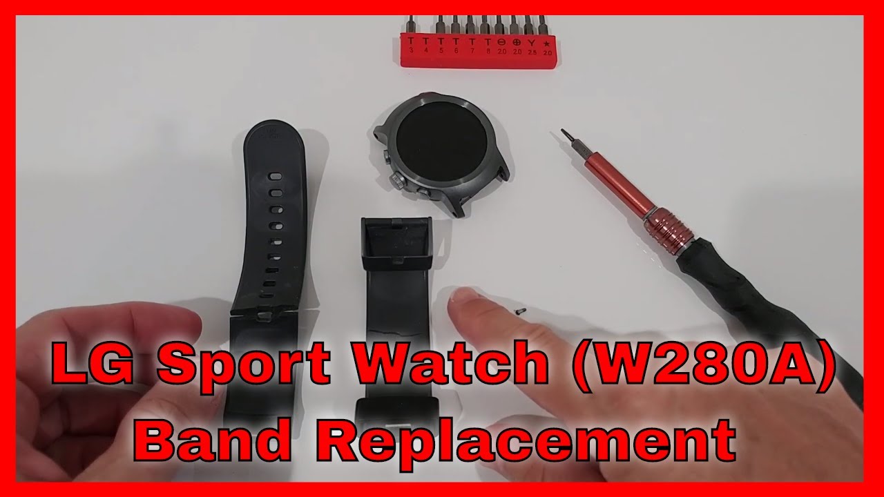 LG Watch Sport Watch Band Replacement (Repair LG Watch Sport W280A)