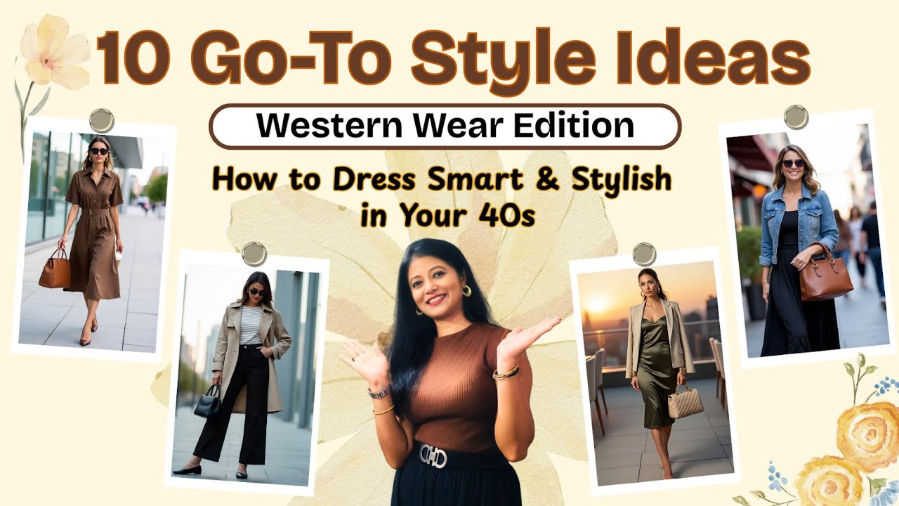10 Go To Style Ideas For Western Wear| How to Dress Smart & Stylish in Your 40s| Elevate Your Style✨