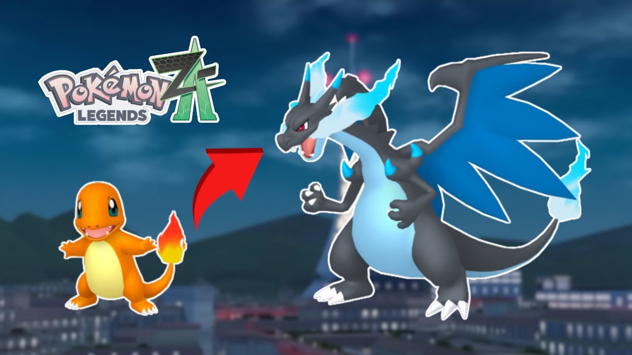 COMO CAPTURAR Y MEGAEVOLUCIONAR A CHARMANDER POKEMON LEYENDAS ZA