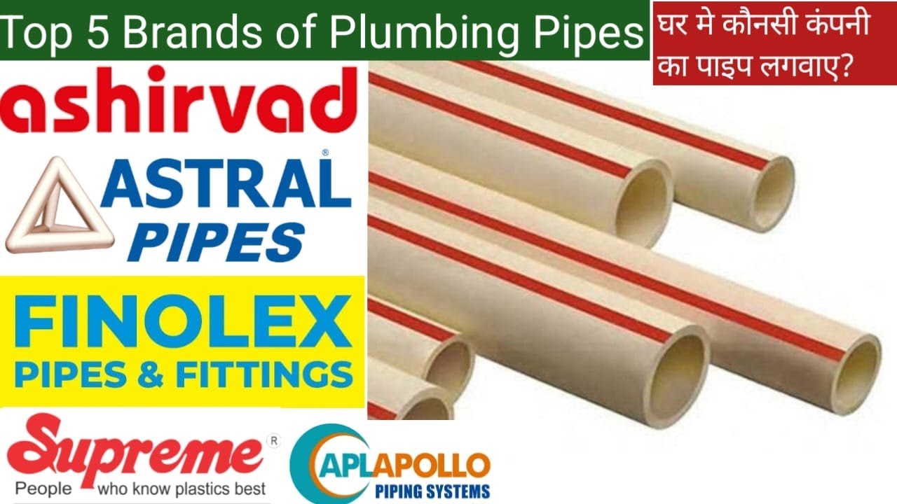 Top 5 Best CPVC pipe Brands in India । Best Pvc Pipe For Plumbing । Best Quality pipe Manufacturers