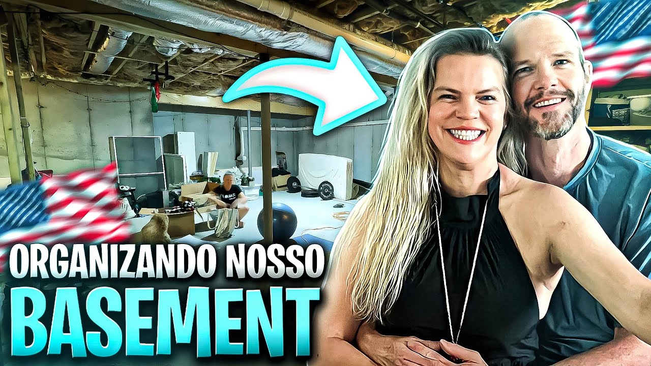 🇺🇸UM TOUR COMPLETO EM NOSSO PORÃO!
