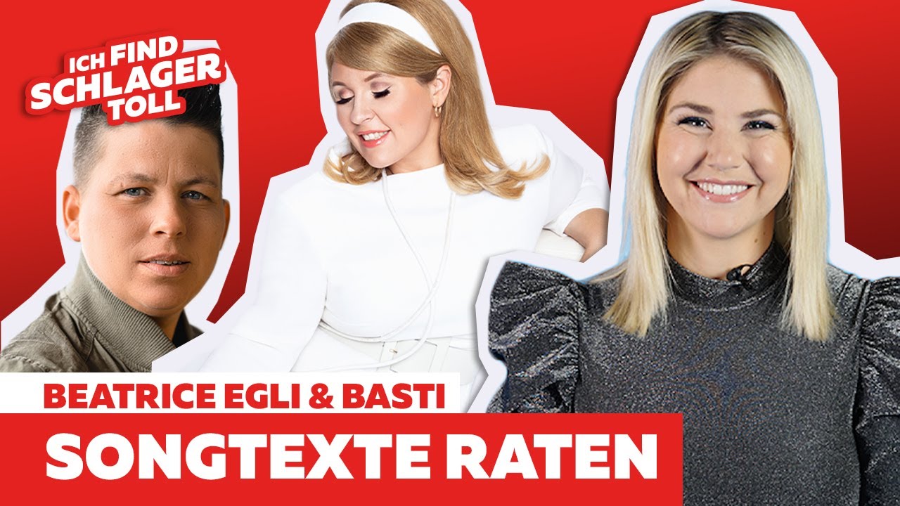 Magst du eigentlich Schlager 😲 (Beatrice Egli & Basti Raetzel Live Special) | Songtexte raten