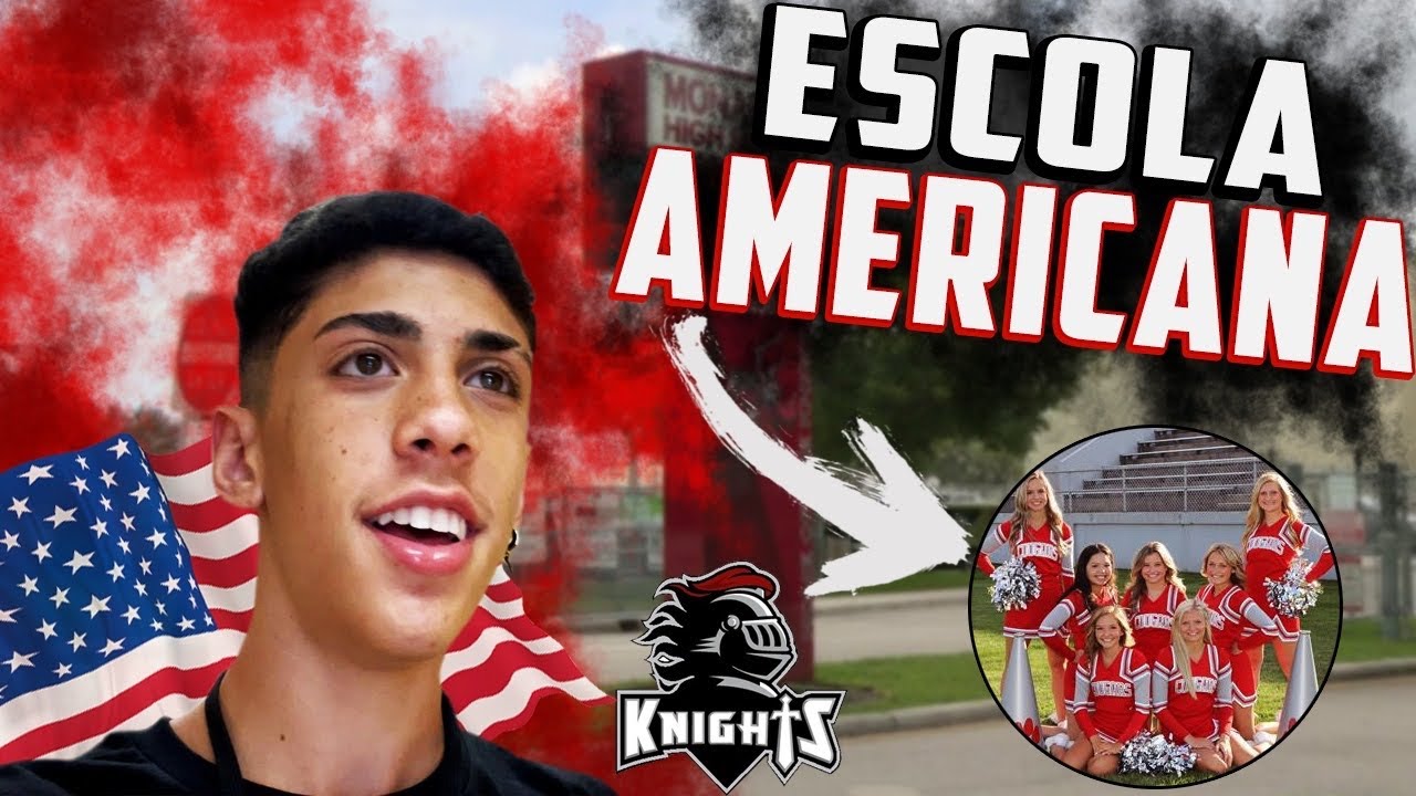 Seja um estudante na minha HIGH SCHOOL por 1 dia 🇺🇸 (vlog#1)