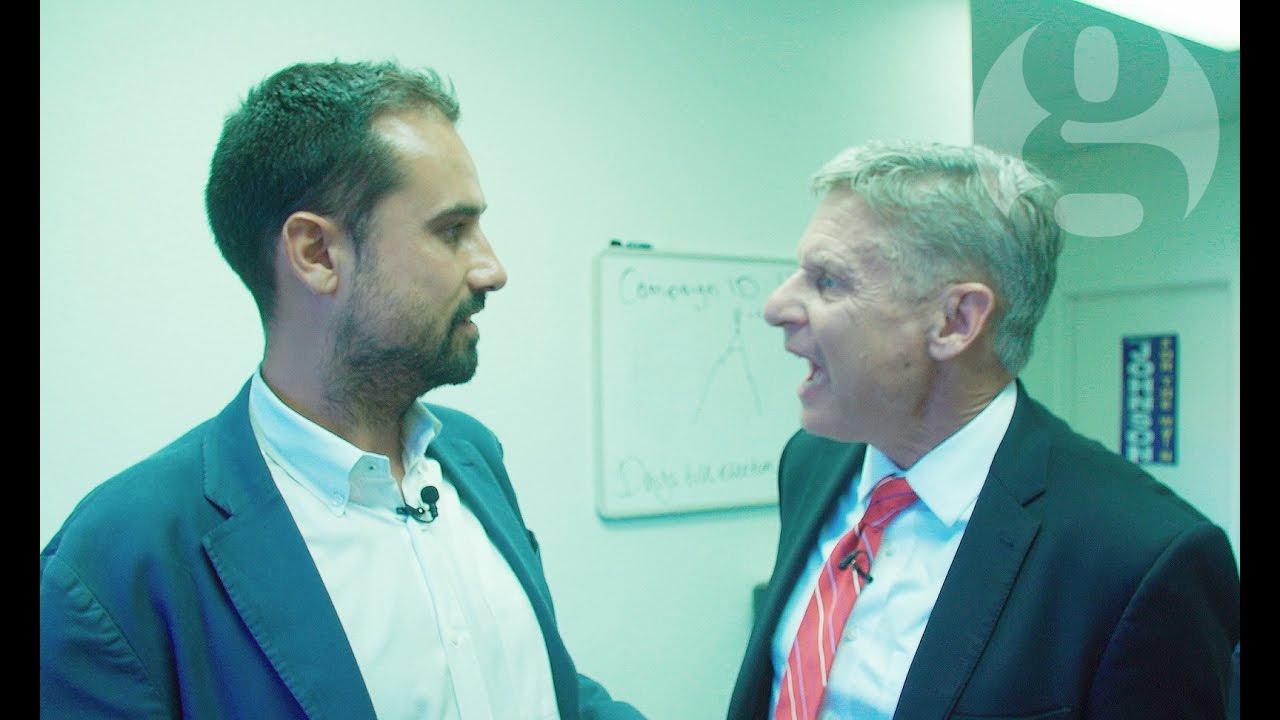 Gary Johnson loses his cool when pressed on his disputed tax policy | US Elections 2016