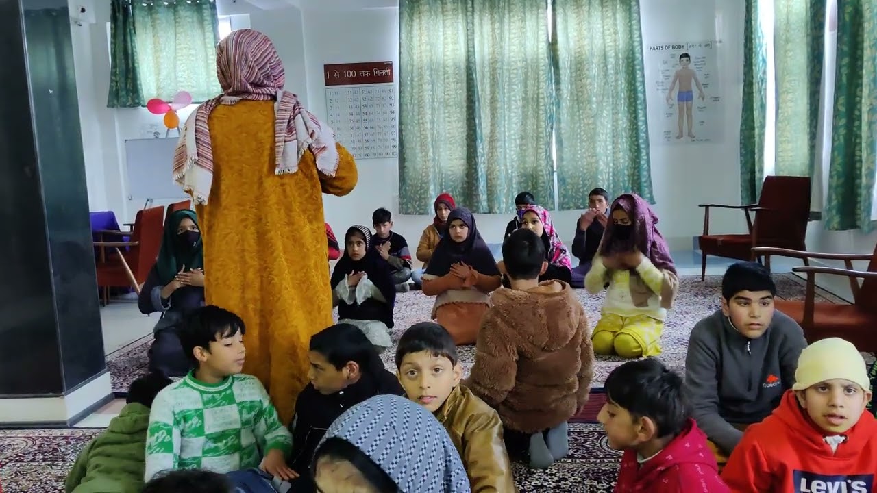 Deaf students of Zaiba Aapa institute of inclusive Education Bijbehara under Humanity performing