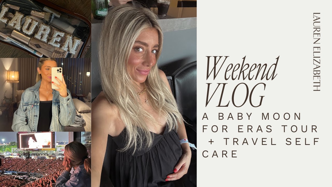My Little Baby Moon for The Eras Tour with Outfits and Self Care Traveling!