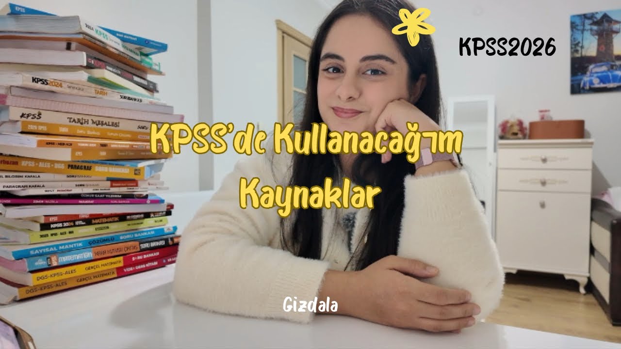 KPSS2026’da kullanacağım kaynaklar| DGS760.sından tavsiyeler ✨