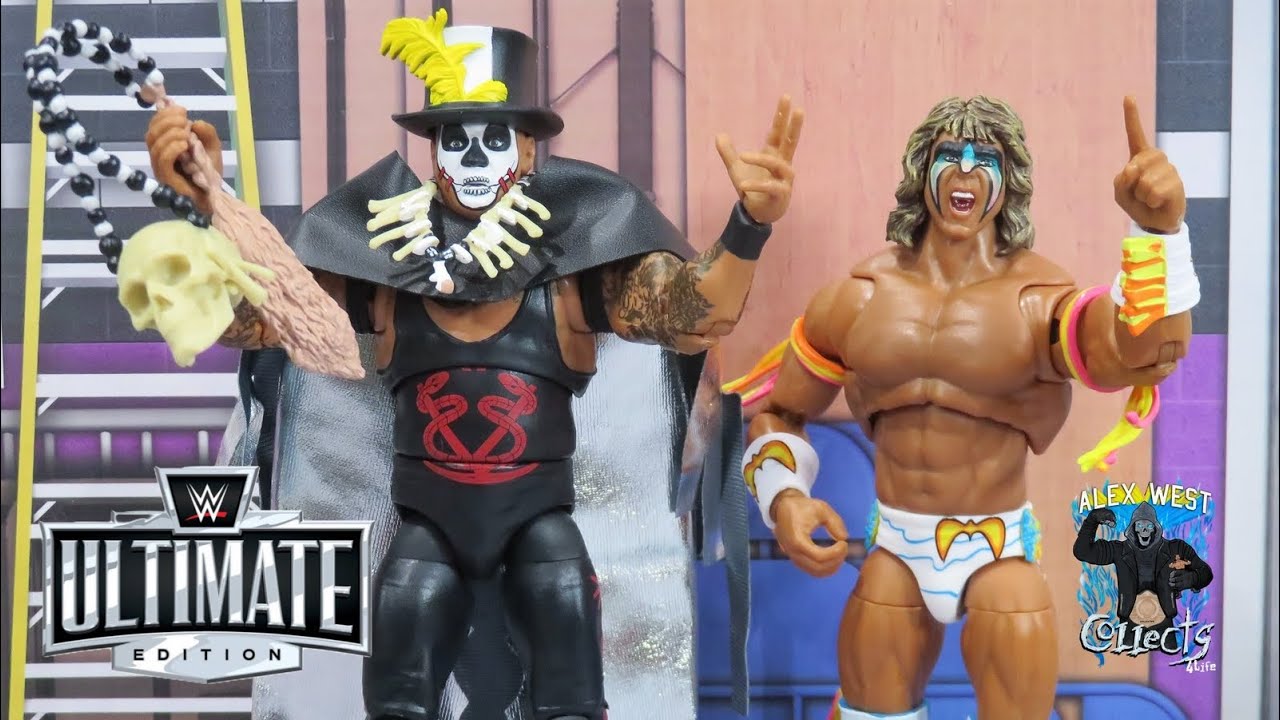 WWE Mattel Greatest Grudges Ultimate Edition Papa Shango vs The Ultimate Warrior Figure Review!