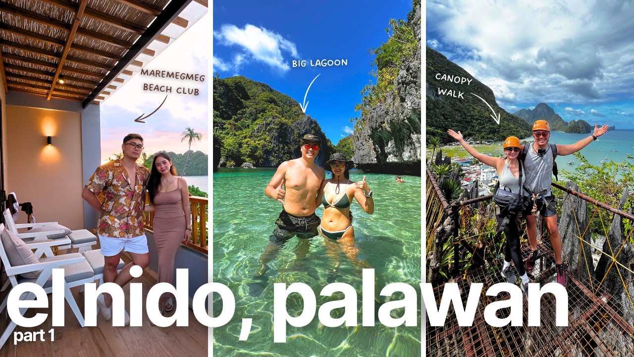 EPIC El Nido, Palawan Itinerary Part 1! 🏝️ Tour A Highlights, Canopy Walk & Zipline 🎢🇵🇭