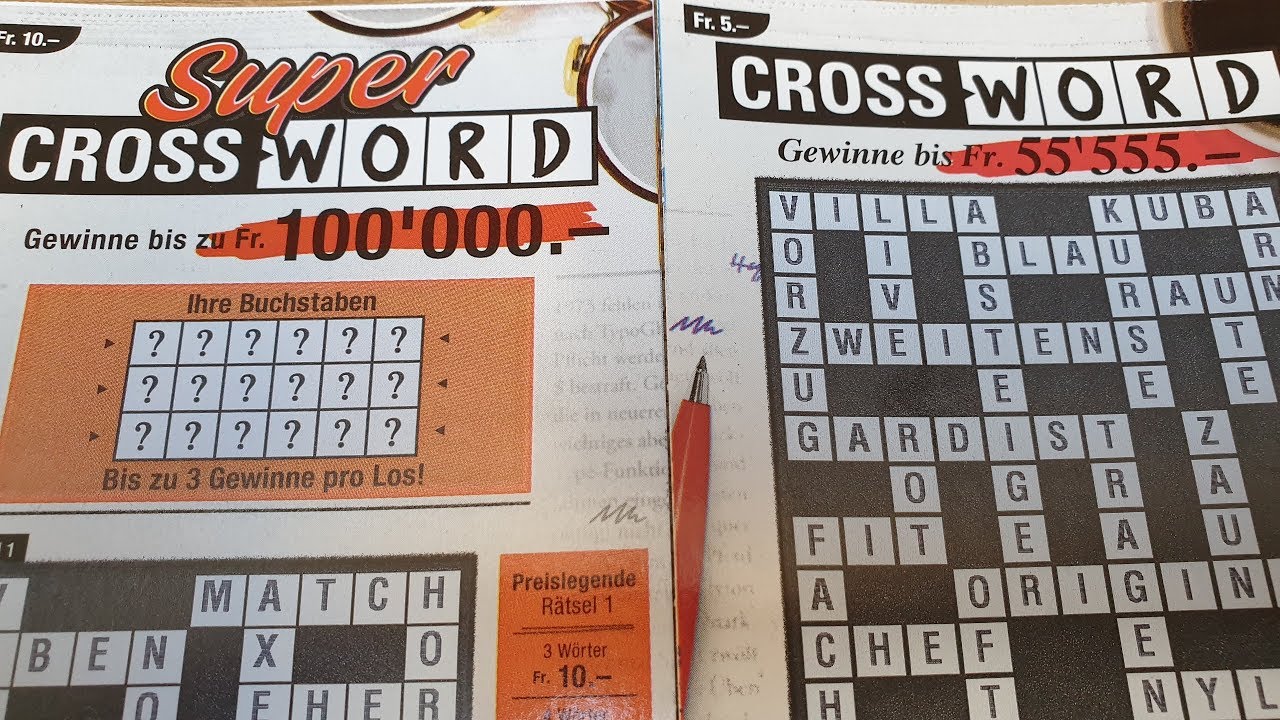 Super Crossword vs. Adlerauge