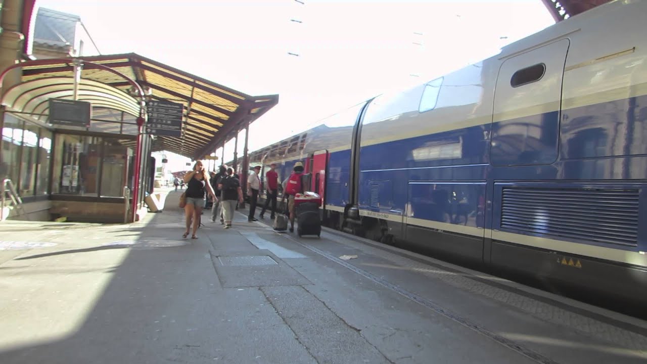 [SNCF] Strasbourg : Départ TGV 2N2 vers Munich + Annonces FR/EN/DE [HD]