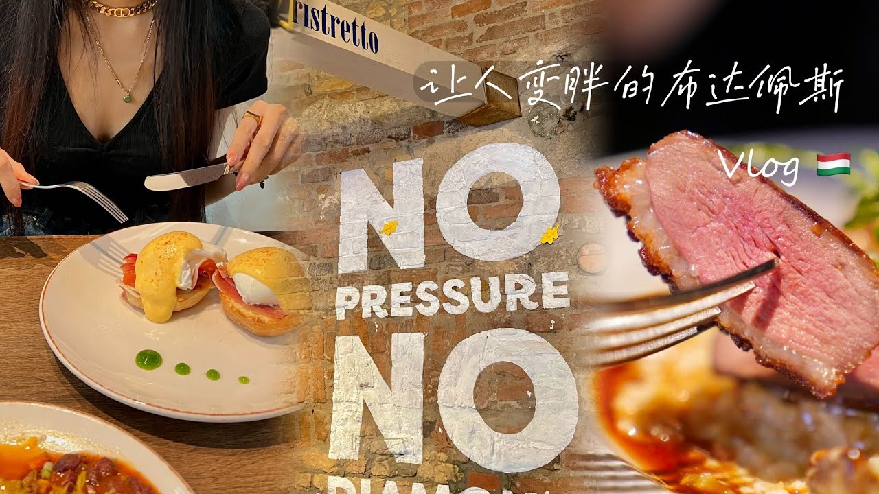 vlog🇭🇺 一个让人变胖的布达佩斯 ｜一天吃七顿 ｜网红美食探店｜鹅肝｜世界排名前25早午餐｜牛角包｜匈牙利必吃甜品｜中国城烧烤