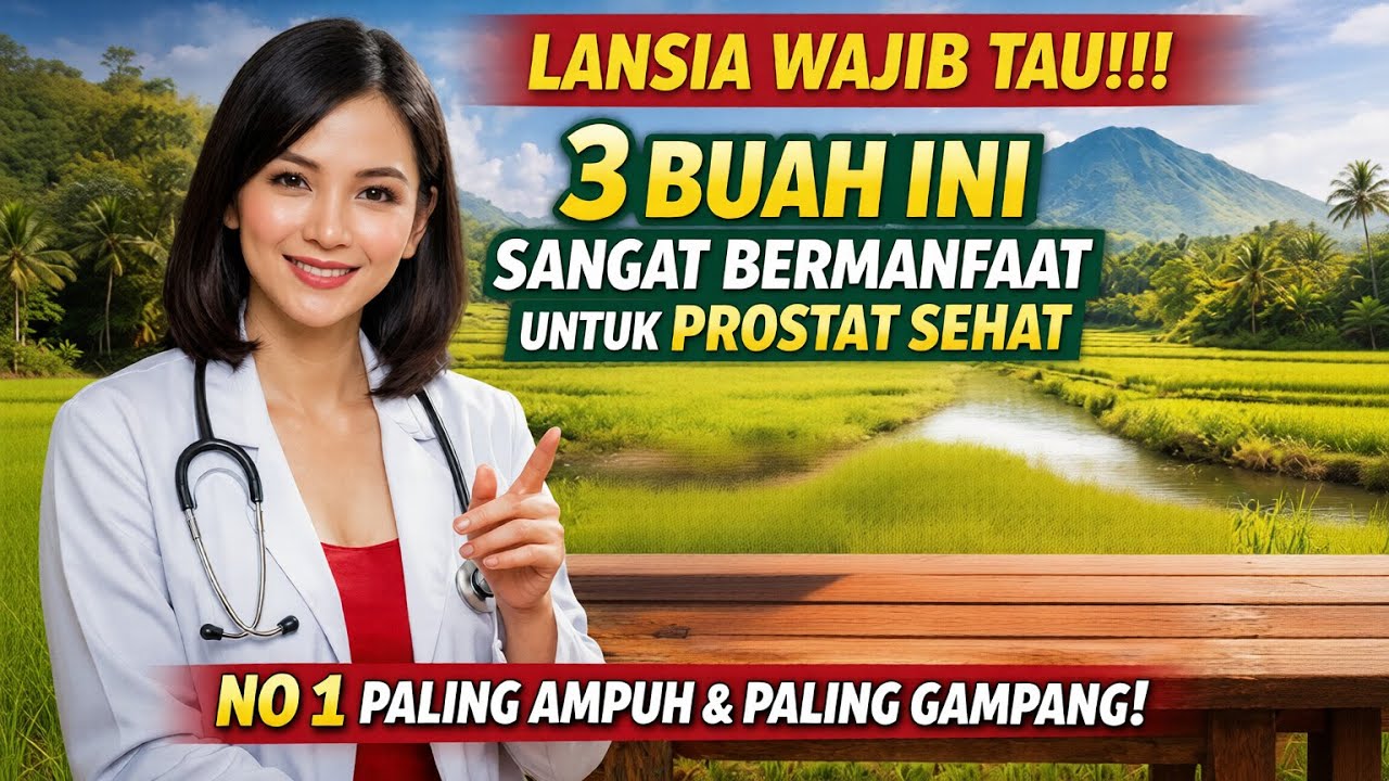 DOKTER BOCORKAN‼️ 3 BUAH PALING AMPUH UNTUK KESEHATAN PROSTAT PRIA USIA 50 TAHUN KE ATAS