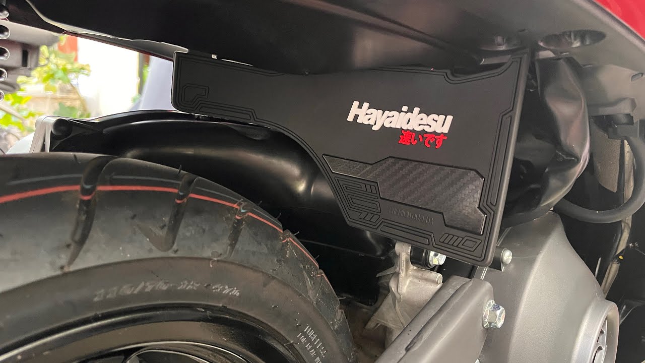 DIY mudflap/mudguard installation and removal | YAMAHA FAZZIO 125