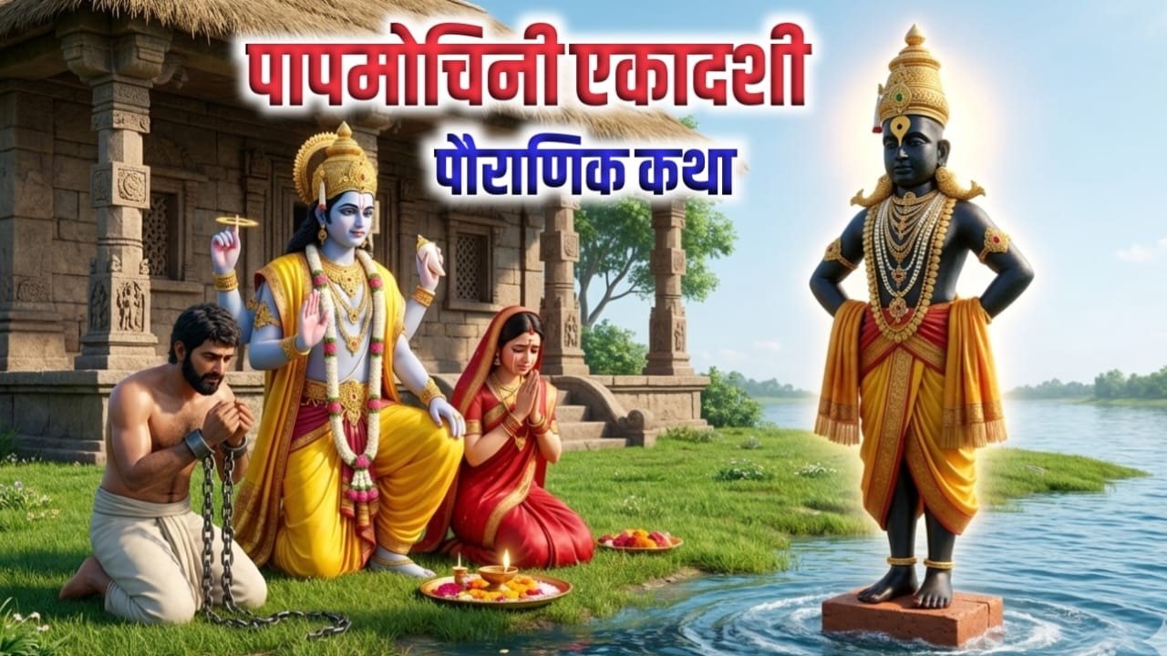 पापमोचनी एकादशी व्रत कथा | गंधर्वाची शापमुक्ती आणि विष्णू कृपा नक्की ऐकावी  EKADASHI KATTHA