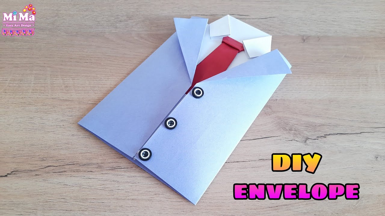 DIY boy envelope for wedding/ couple Card making idea |easy and beautiful wedding envelope