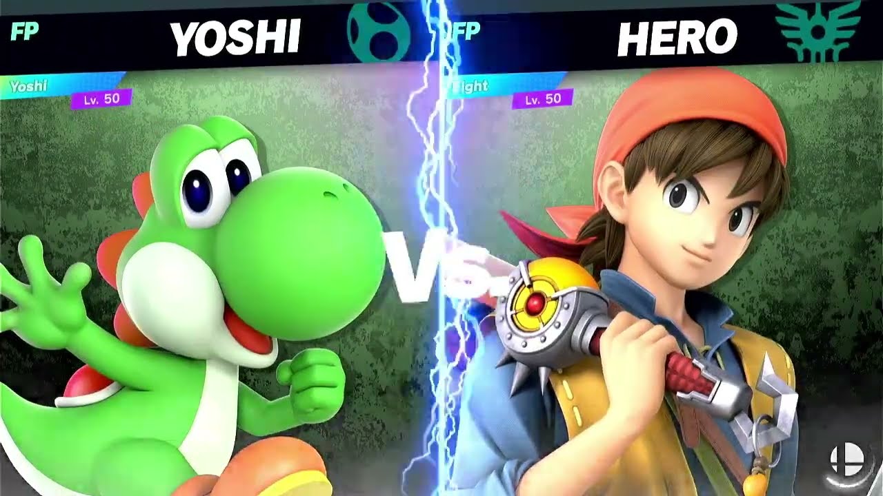 Super Smash Bros Ultimate Amiibo Fights Yoshi vs the World EX vs Eight