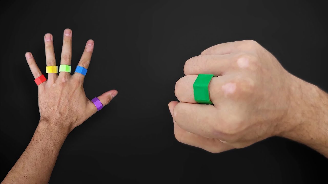 C&oacute;mo Hacer un ANILLO de Origami Sin Tijeras ni Pegamento - Tutorial Paso a Paso