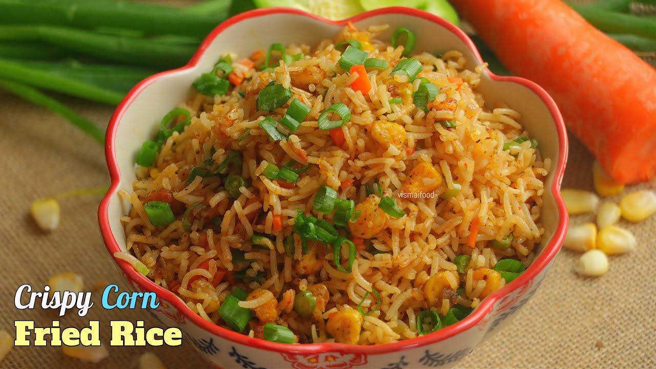 Crispy Corn Fried Rice|Spicy Fried Rice|క్రిస్పీ కార్న్ ఫ్రైడ్ రైస్|కారంగా ఘాటుగా భలేగా ఉంటుంది