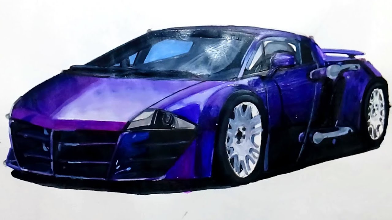Taarzan Car Drawing || SWAY || Step By Step
