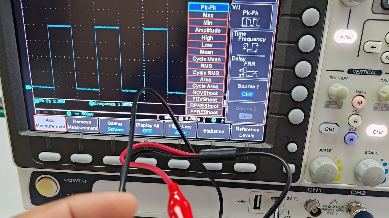 OSILOSKOP CALIBRATION WAVEFORM AND MEASUREMENT