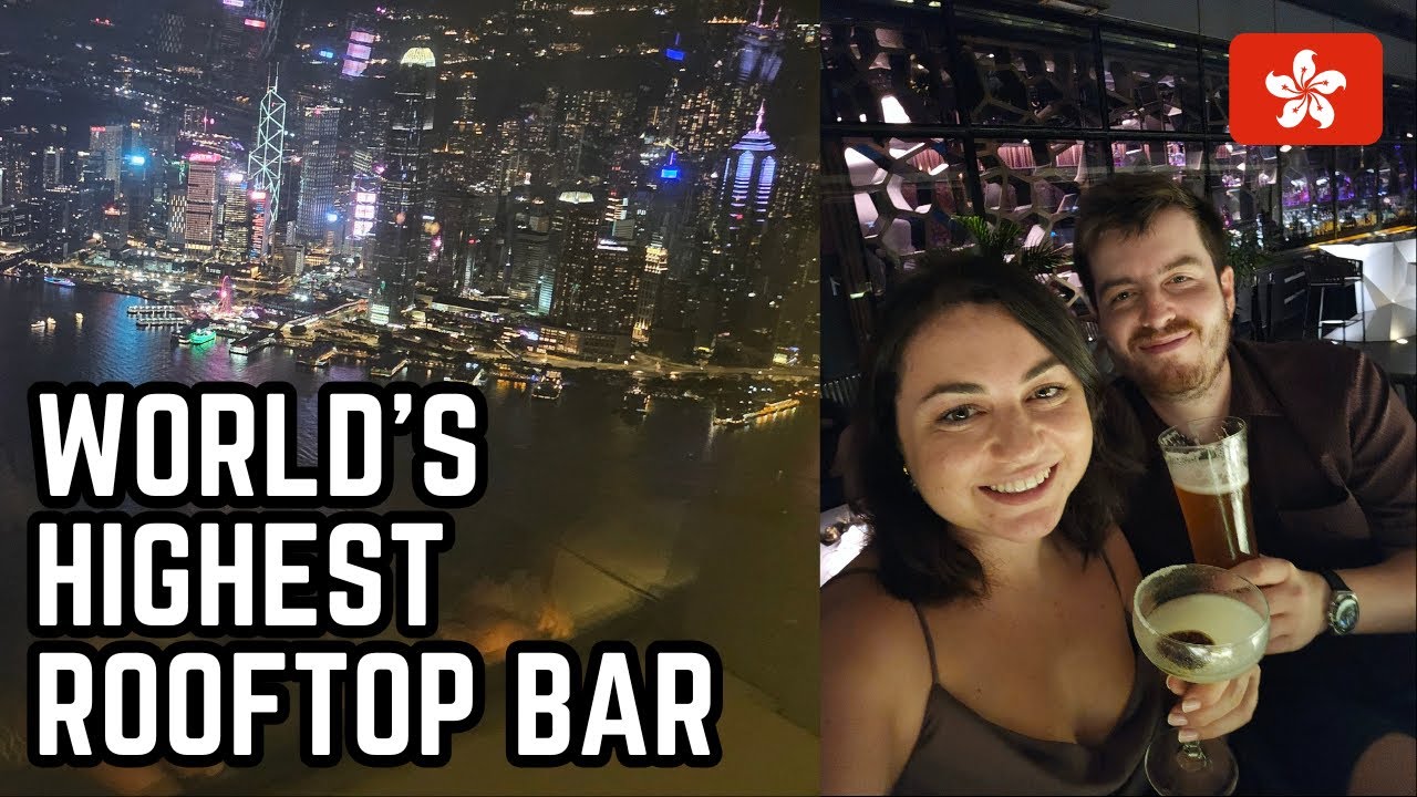 BEST rooftop bar in the world?! | OZONE, Hong Kong