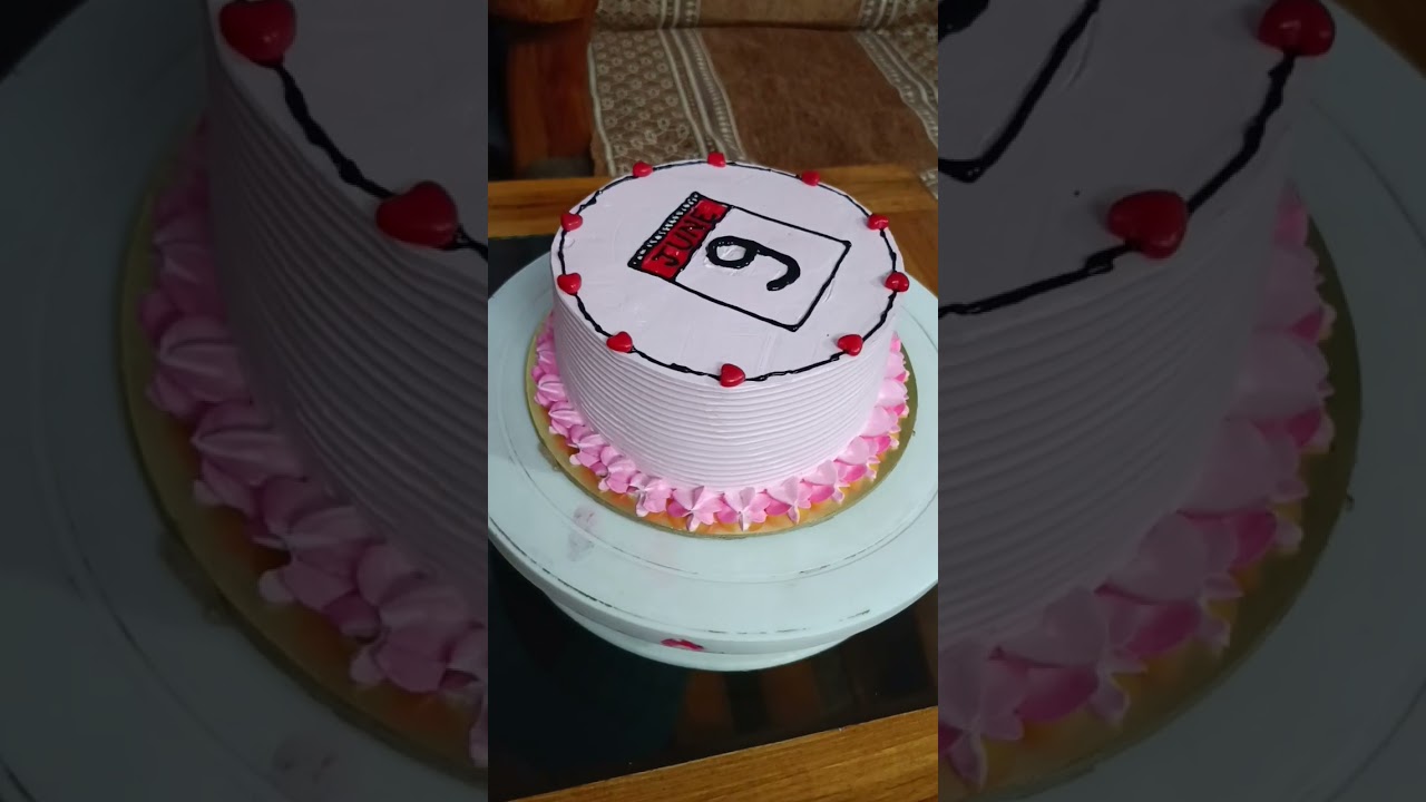 june birthday cake design / calendar design cake / date cake idea 