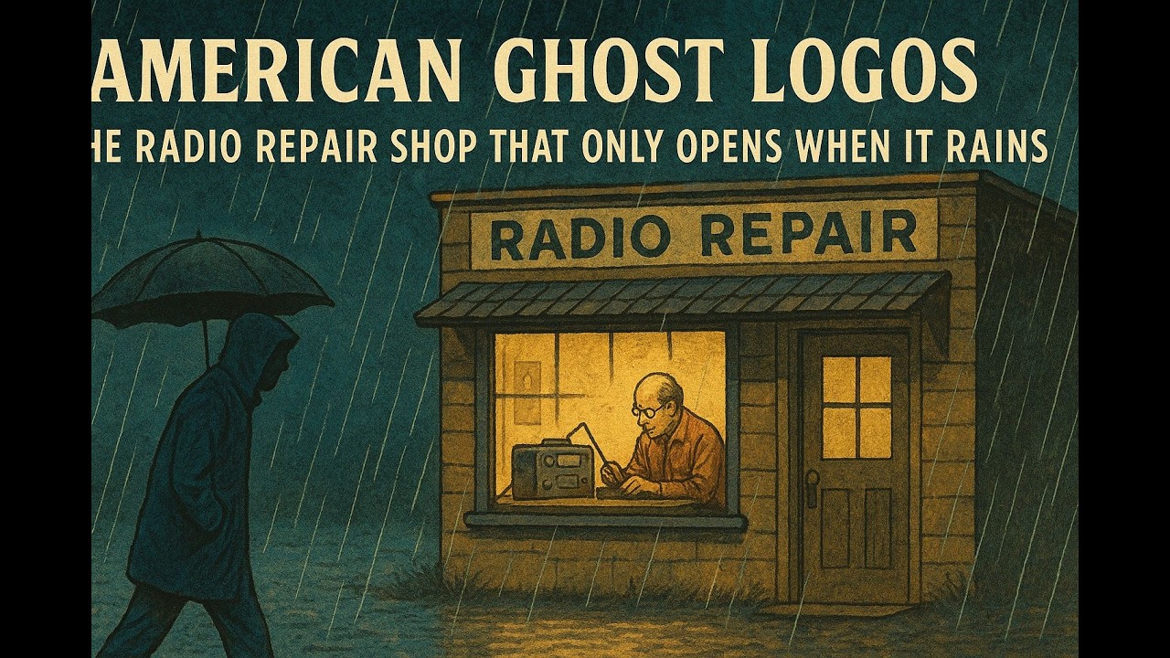 American Ghost Logos | The Radio Repair Shop That Only Opens When It Rains
