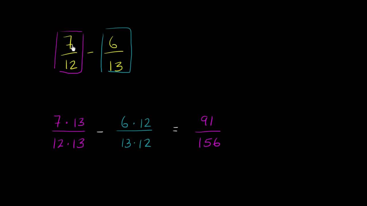 Ижил биш хуваарьтай бутархайг хасах