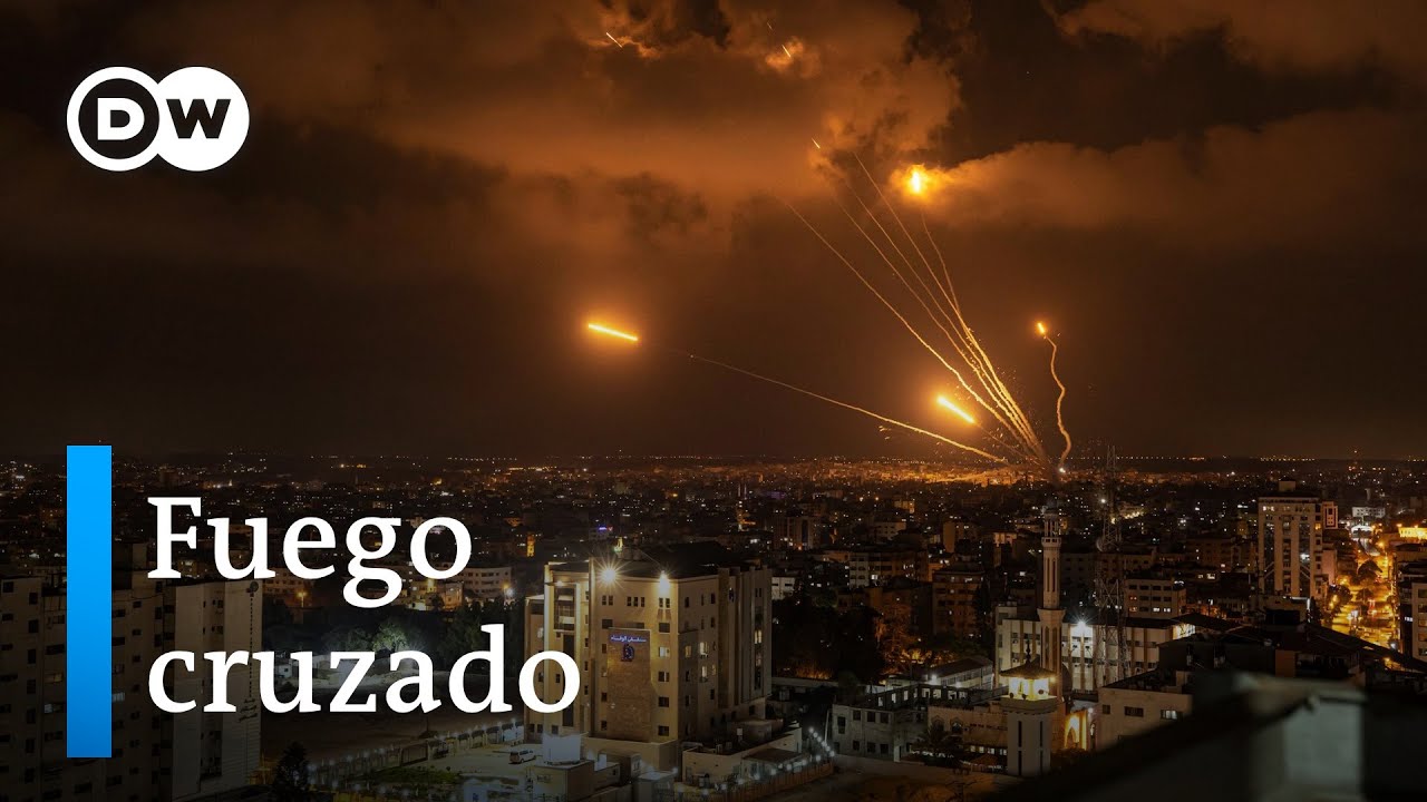 Milicias palestinas lanzan cohetes desde la Franja de Gaza
