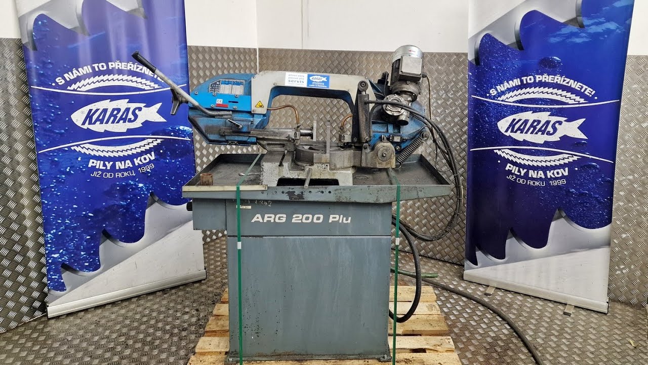 www.karas.cz - PILOUS ARG 200 PLUS - bandsaw machine for cutting metal