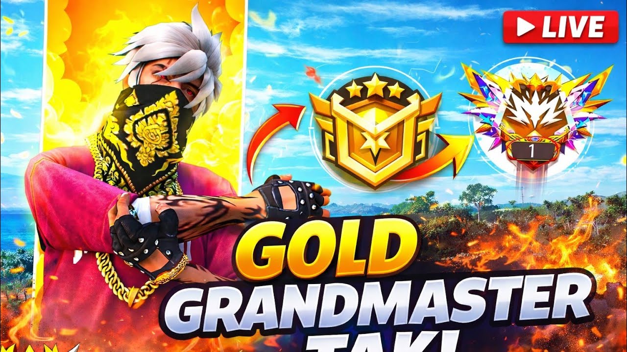 Live free fire game play Rank push